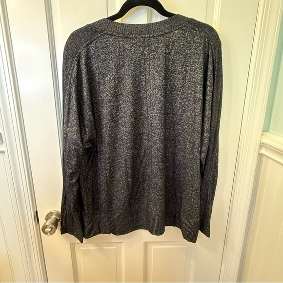 Buffalo David Bitton Charcoal V-Neck Sweater - Picture 4 of 9